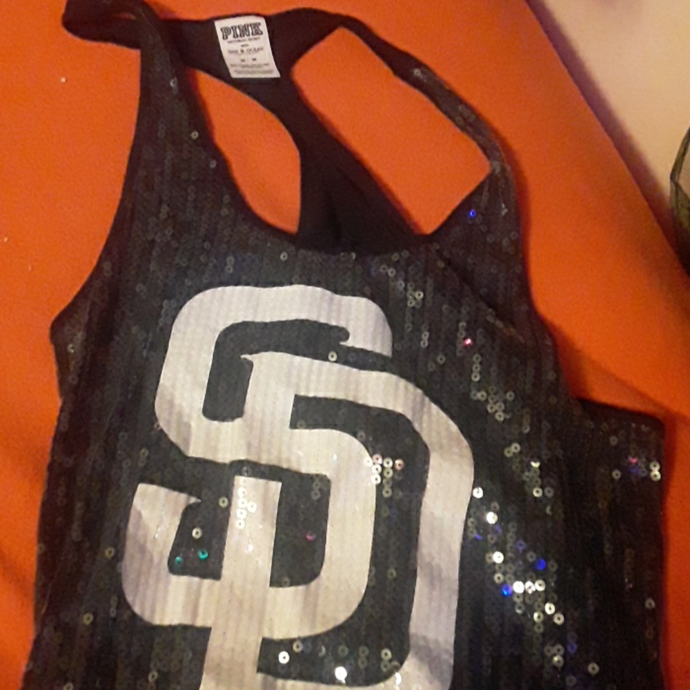 Victoria's Secret PINK San Diego Padres MLB tank M
